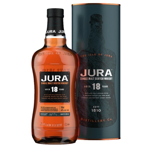 WHISKY ECOSSE HIGHLANDS SINGLE MALT JURA 18 ANS OF 44% 70CL