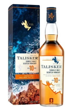 Whisky Ecosse Highlands Single Malt Talisker 10 Ans 45.8% 70cl Etui