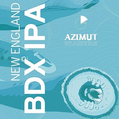 BIERE FRANCE BORDEAUX AZIMUT NEW ENGLAND BDX IPA Canette 33CL 5.6%