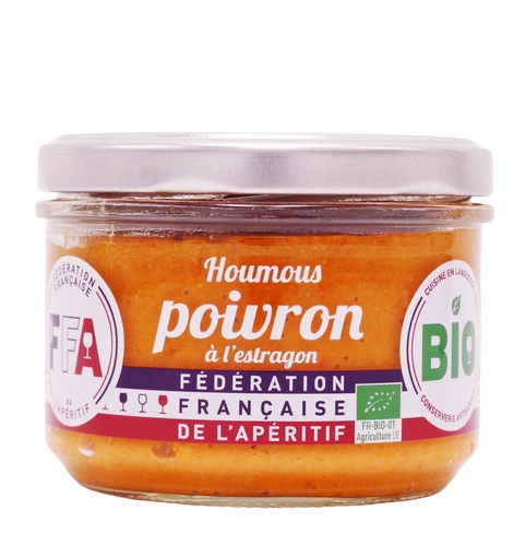 FEDERATION FRANCAISE DE L'APERITIF HOUMOUS POIVRON & ESTRAGON BIO 200G