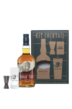 Coffret Bourbon Kentucky Buffalo Trace 40% 70cl Kit Cocktail