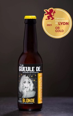 Gueule De Bombasse Biere Blonde 5°8 33cl