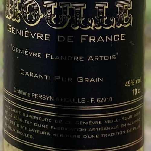 MINIATURE HOULLE Genievre CARTE NOIRE 49° 10cl