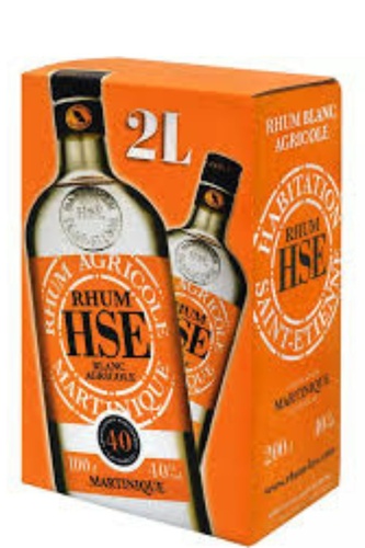 BIB RHUM AGRICOLE BLANC MARTINIQUE HSE 40% 2L
