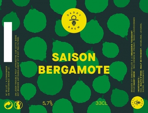 Daddy Brew SAISON BERGAMOTE 5°5 33cl
