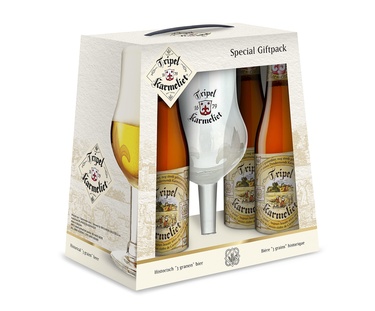 Coffret Karmeliet 4 X 33cl + 1 Verre