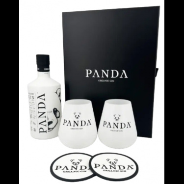 Coffret Gin Panda 40° 70cl + 2 Verres
