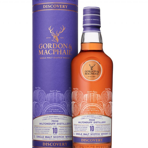 GORDON & MACPHAIL MILTONDUFF 10 ans DISCOVERY 43° 70cl