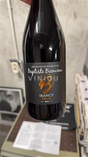 IRANCY Baptiste Bienvenu PALOTTE 2023 75cl