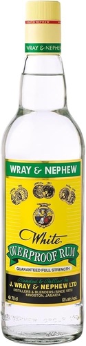 Jamaique WRAY & NEPHEW WHITE OVERPROOF RUM 63° 70cl