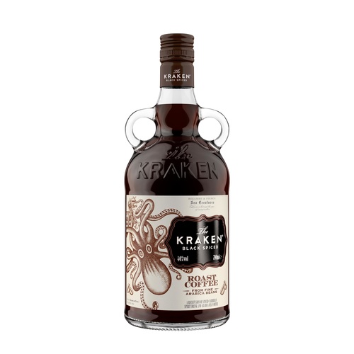 KRAKEN BLACK SPICED ROAST COFFEE RUM 40% 70CL