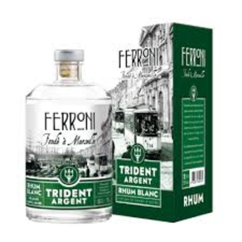 RHUM VIEUX TRIDENT ARGENT FERRONI 50° 70cl