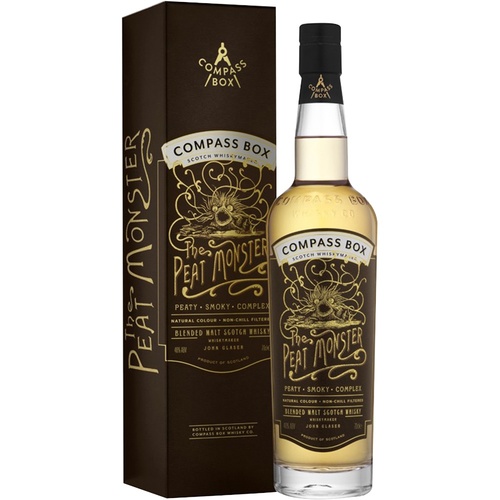 WHISKY ECOSSE BLENDED MALT THE PEAT MONSTER 46% 70CL