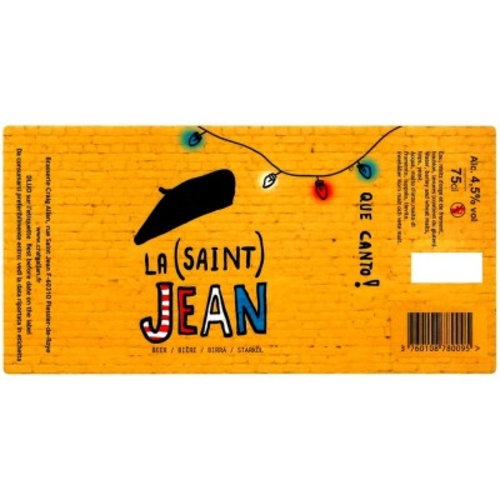 Craig Allan LA SAINT JEAN Petite Saison 4,5° 75cl