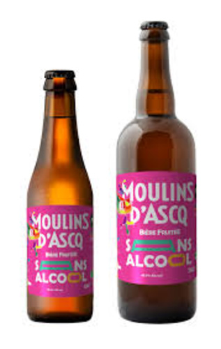 Moulins D Ascq BIERE FRUITEE Sans Alcool 75cl