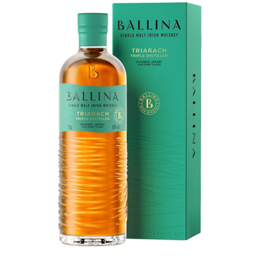 Ballina Single Malt Irish Whiskey Triarach Triple Distilled 43° 70cl