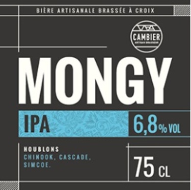 Cambier Mongy Ipa 6°8 33cl