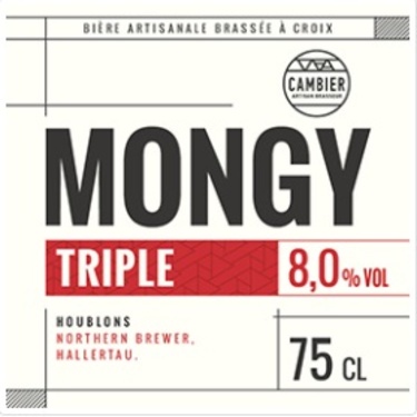 Cambier Mongy Triple 8° 75cl