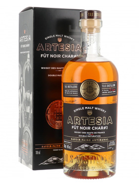 Whisky Artesia Fut Noir Char#3 Single Malt 70cl 46% Hauts De France