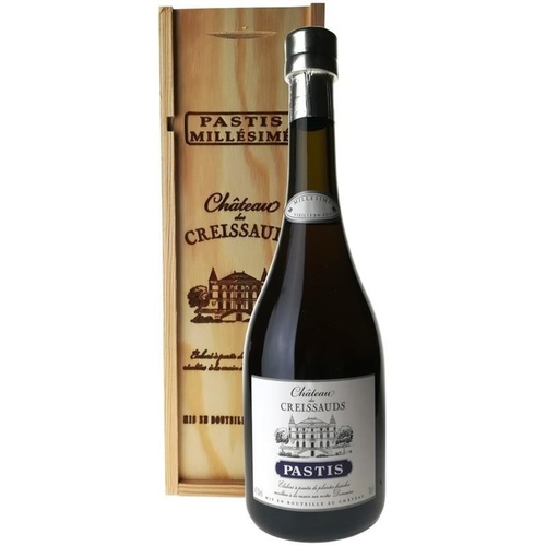 PASTIS CHATEAU DES CREISSAUDS 2021 Caisse Bois 45% 70CL