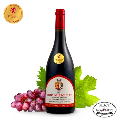 Domaine BARON DE L'ECLUSE PEGAZ COTE DE BROUILLY VIEILLES VIGNES 2021 13° 75cl