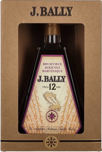 J.BALLY 12 ANS Rhum Vieux Agricole Martinique 45° 70cl