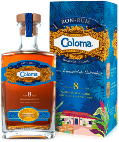 RHUM COLOMBIE COLOMA 8 ANS 40% 70CL